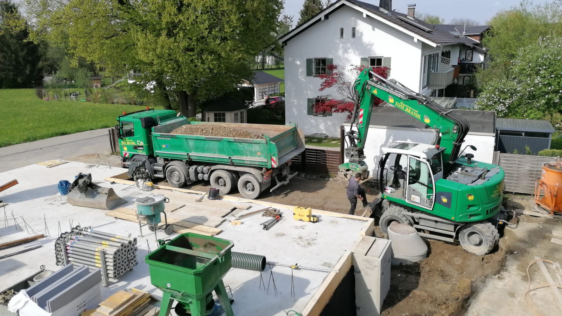Wiederverwendung – Baggerbetrieb Brandl